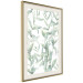 Poster Subtle Rustle - botanical composition with delicate green leaves 118262 additionalThumb 2