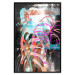 Wall Poster Colorful Expression - multicolored unique abstraction with a plant motif 119262 additionalThumb 18