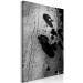 Canvas Art Print Forest balance - black and white photography with a detail of a tree 122362 additionalThumb 2