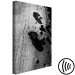 Canvas Art Print Forest balance - black and white photography with a detail of a tree 122362 additionalThumb 6
