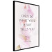 Wall Poster Do What Your Heart Tells - English quote on a background of pink flowers 122862 additionalThumb 12