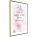 Wall Poster Do What Your Heart Tells - English quote on a background of pink flowers 122862 additionalThumb 8