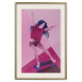 Wall Poster Powerslide - woman skateboarding in pastel pink motif 123362 additionalThumb 20