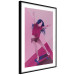 Wall Poster Powerslide - woman skateboarding in pastel pink motif 123362 additionalThumb 11
