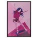 Wall Poster Powerslide - woman skateboarding in pastel pink motif 123362 additionalThumb 18