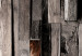 Wall Mural Wooden wall - a composition resembling vertically arranged boards 125062 additionalThumb 4