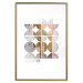 Poster Harmonious Shape - abstract circles on a contrasting white background 125262 additionalThumb 19