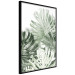 Poster Cool Green - composition of green monstera leaves on a white background 126862 additionalThumb 13