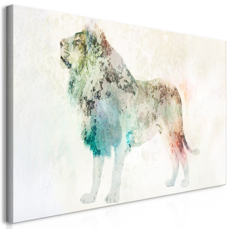 Large canvas print Colourful King II [Large Format] 127562 additionalImage 3