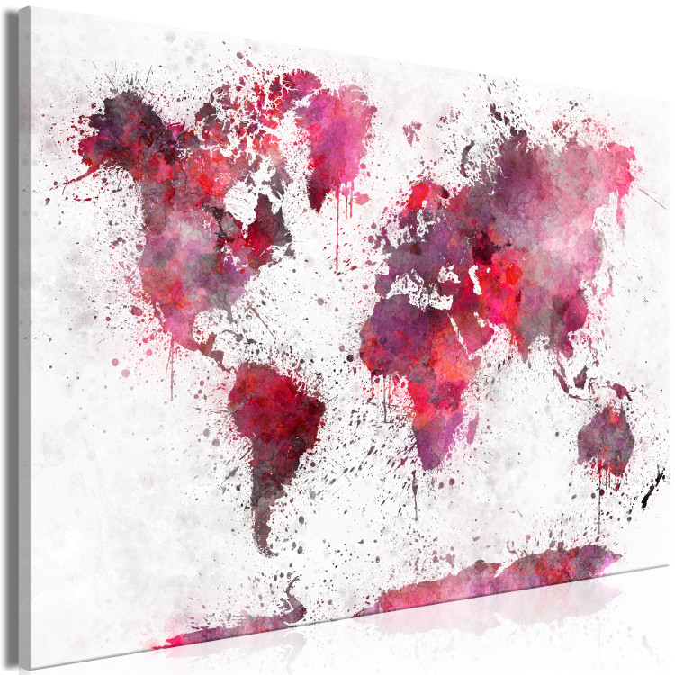 Large canvas print Bloody Map [Large Format] 128662 additionalImage 3