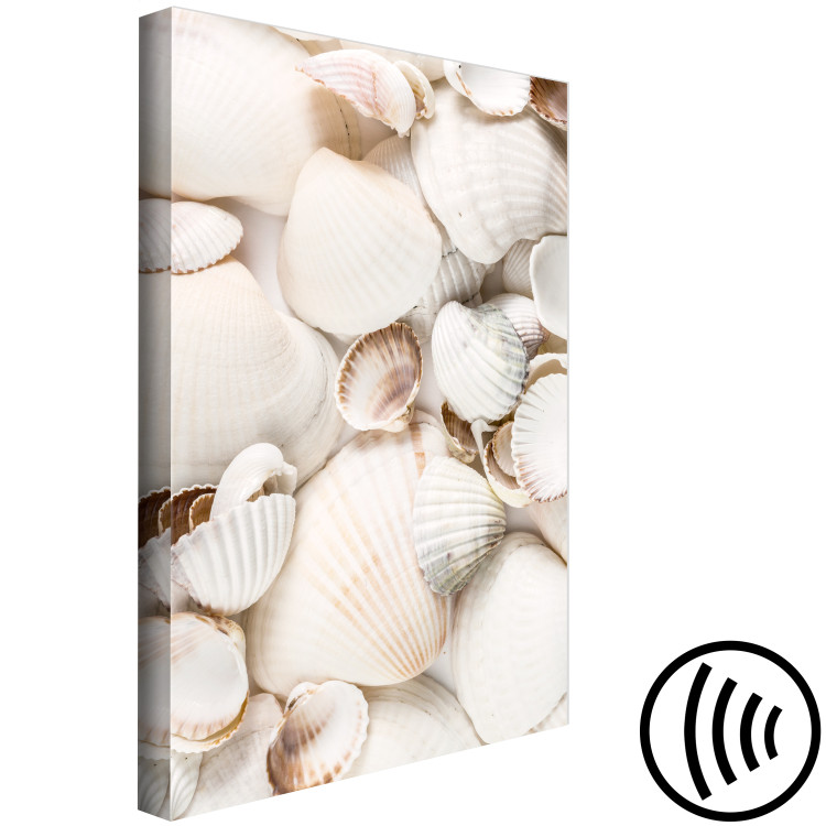 Canvas Marine Collection (1-part) vertical - landscape of various sea shells 129462 additionalImage 6