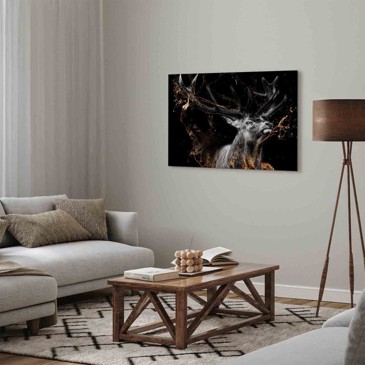 Canvas Golden Deer (1 Part)  130562 additionalImage 3