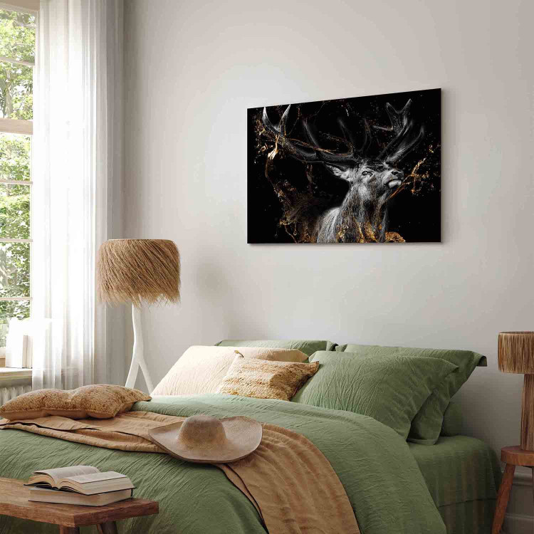 Canvas Golden Deer (1 Part)  130562 additionalImage 4