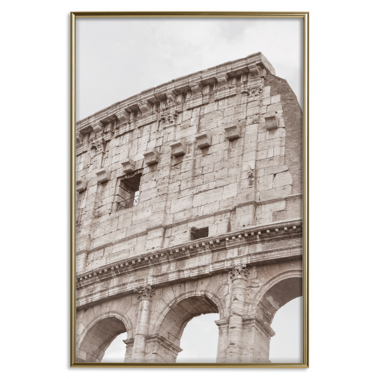 Wall Poster Colosseum - historic city architecture in sepia colors against a sky background 130762 additionalImage 21