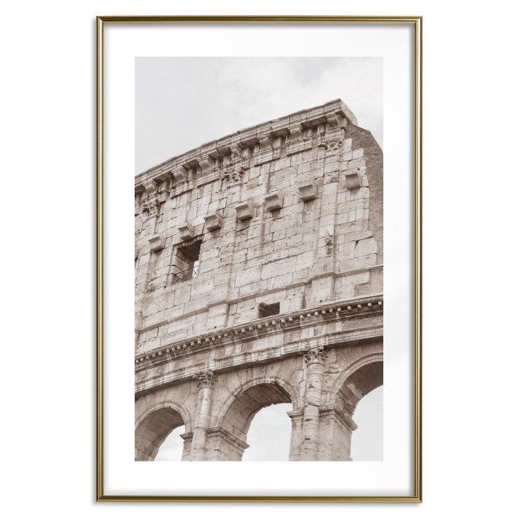 Wall Poster Colosseum - historic city architecture in sepia colors against a sky background 130762 additionalImage 16