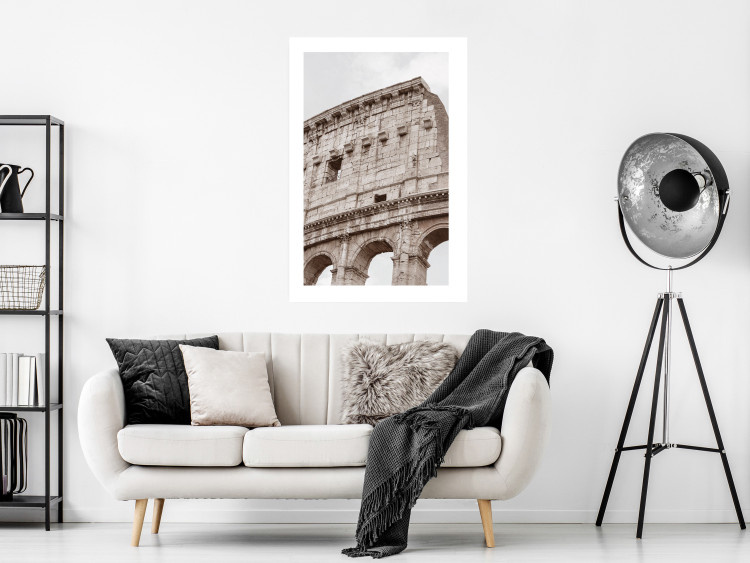 Wall Poster Colosseum - historic city architecture in sepia colors against a sky background 130762 additionalImage 5