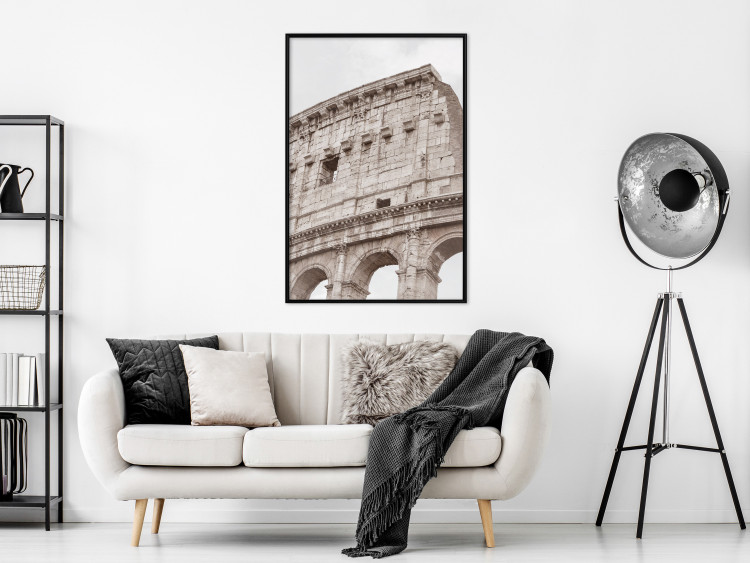 Wall Poster Colosseum - historic city architecture in sepia colors against a sky background 130762 additionalImage 6