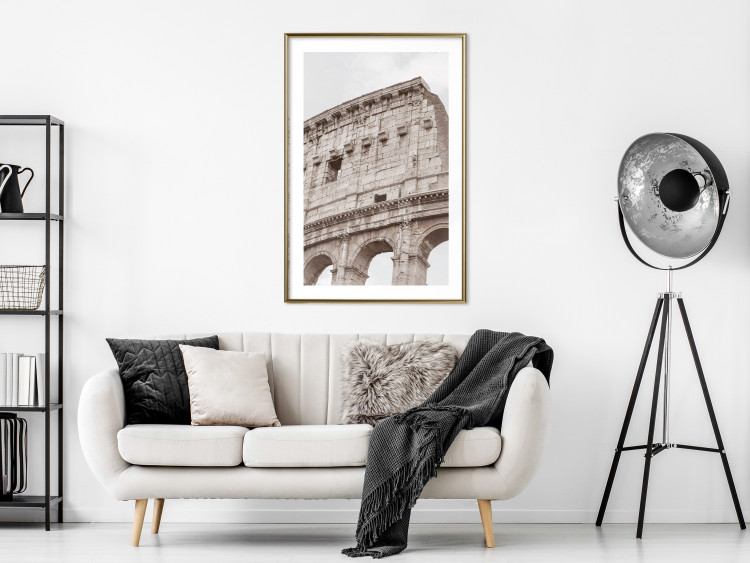 Wall Poster Colosseum - historic city architecture in sepia colors against a sky background 130762 additionalImage 15