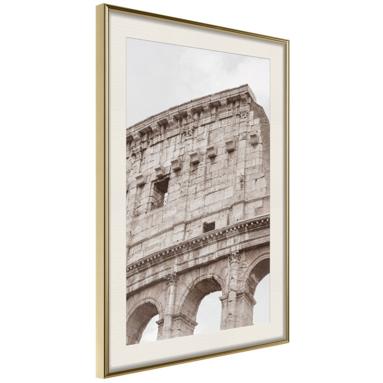 Wall Poster Colosseum - historic city architecture in sepia colors against a sky background 130762 additionalImage 3