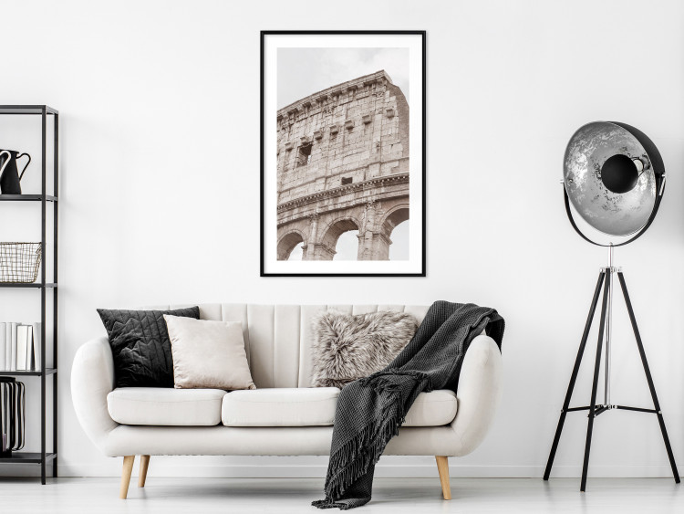 Wall Poster Colosseum - historic city architecture in sepia colors against a sky background 130762 additionalImage 23