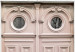 Canvas Art Print Pink Paris tenement house door - a photograph of Paris architecture 132262 additionalThumb 5