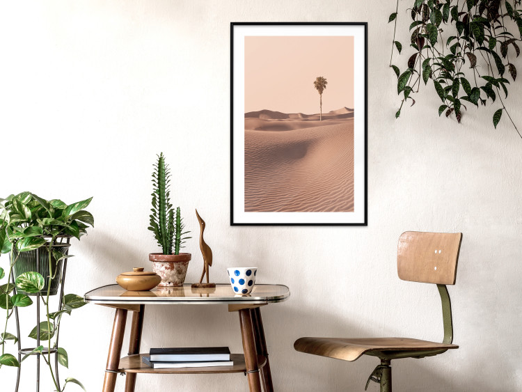 Wall Poster Desert Flora - desert with a tree in an orange composition 134762 additionalImage 18