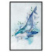 Wall Poster Mr. Whale - large fish from the aquatic world among plants on a light background 135362 additionalThumb 10