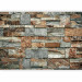 Photo Wallpaper Stacked stone - stone pattern with different shapes and colours 135662 additionalThumb 1