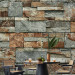 Photo Wallpaper Stacked stone - stone pattern with different shapes and colours 135662 additionalThumb 4