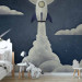 Photo Wallpaper Space travel - flying rocket in space with planets and stars 138562 additionalThumb 8