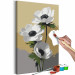 Paint by number White Anemone 138662 additionalThumb 6