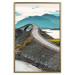 Wall Poster Road through Lakes - landscape of a road and bridge against tall mountains 138762 additionalThumb 24