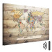 Canvas World Map: Colourful Continents 141262 additionalThumb 8
