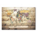 Canvas World Map: Colourful Continents 141262 additionalThumb 7