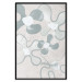 Poster Blue Daisies - Abstract Shapes to Suggest Flowers 144762 additionalThumb 19