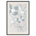 Poster Blue Daisies - Abstract Shapes to Suggest Flowers 144762 additionalThumb 3
