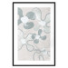 Poster Blue Daisies - Abstract Shapes to Suggest Flowers 144762 additionalThumb 25