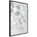 Poster Blue Daisies - Abstract Shapes to Suggest Flowers 144762 additionalThumb 5