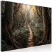 Canvas Art Print Way of Nature - Wooden Path Leading through the Paradise Jungle 146462 additionalThumb 2