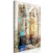 Canvas Beige Abstraction (1-piece) - colorful composition in lines and spots 148962 additionalThumb 2