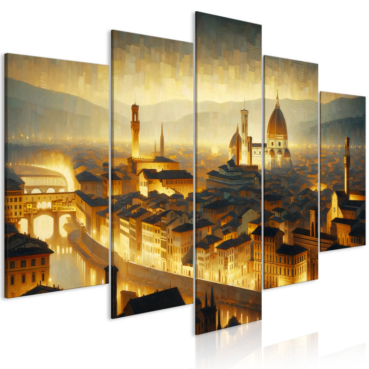 Canvas Art Print Panoramic View of the City of Renaissance and Culture 151962 additionalImage 2