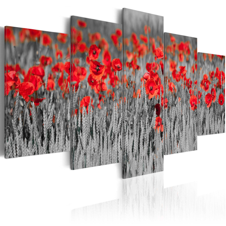 Canvas Art Print Poppies in the grain 58762 additionalImage 2