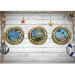 Wall Mural View of the Underwater World - Illusion of a view from a submarine through windows 61262 additionalThumb 3