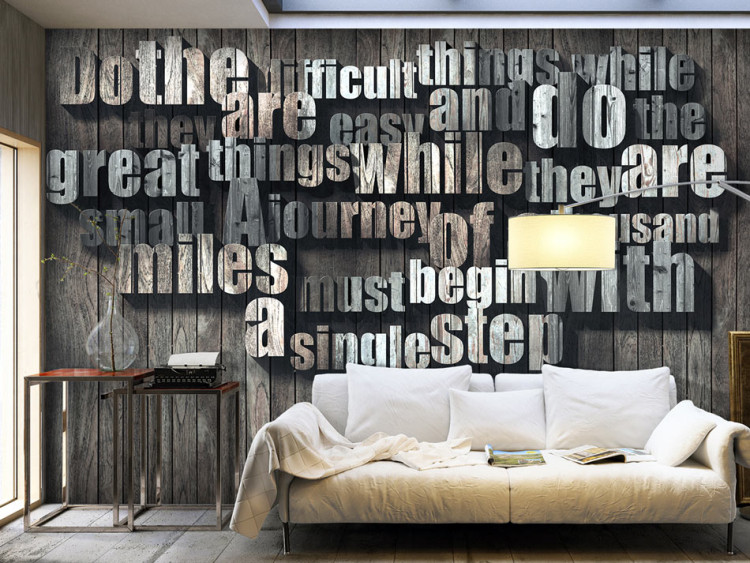 Wall Mural Lao Tzu - A journey of a thousand miles 64862