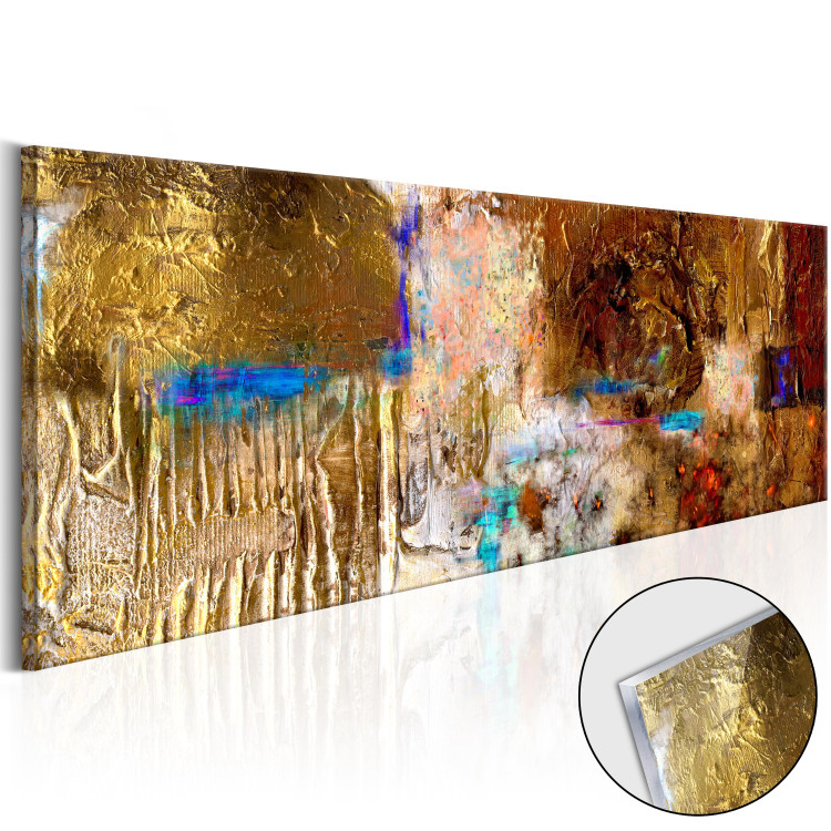 Print On Glass Golden Structure [Glass] 92662