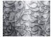 Photo Wallpaper Silver background with floral pattern 97162 additionalThumb 1