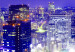Canvas Print City of Lights (5-piece) - Tokyo's High-Rise Buildings Under Night Cover 98562 additionalThumb 5