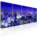 Canvas Print City of Lights (5-piece) - Tokyo's High-Rise Buildings Under Night Cover 98562 additionalThumb 2