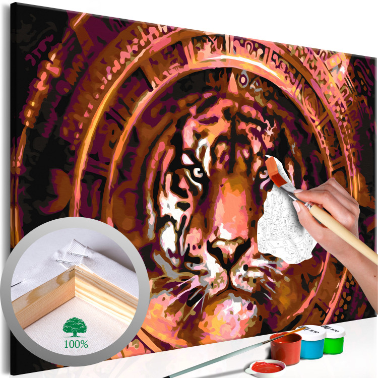 Paint by number Tiger and Ornaments 107572