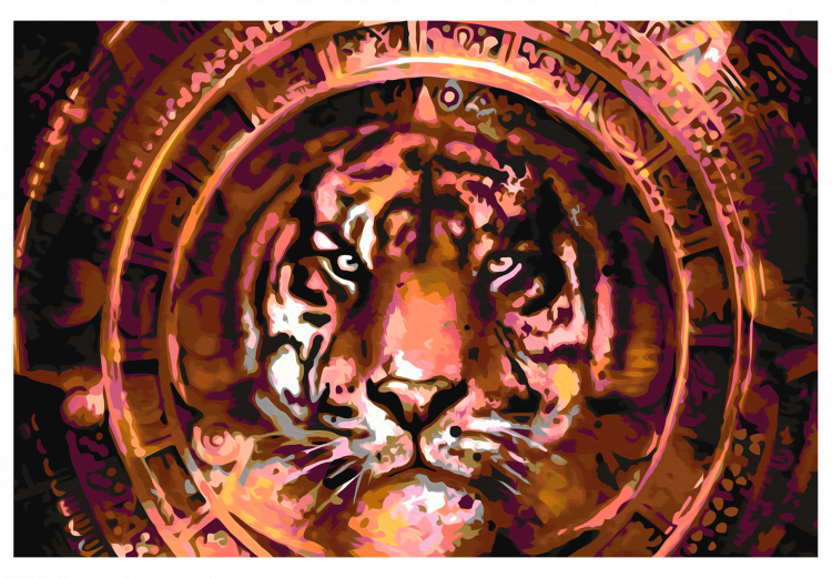 Paint by number Tiger and Ornaments 107572 additionalImage 7